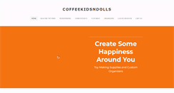 Desktop Screenshot of coffeekidsndolls.com